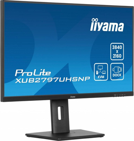 IIYAMA MONITOR 27 CALI XUB2797UHSNP-B1, 4K, IPS, DP, HDMI, USB-C, PIVOT, HAS
