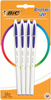 DŁUGOPIS BIC CRISTAL UP 949875 NIEBIESKI 1.2MM BIAŁA OBUDOWA BLISTER 4SZT