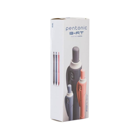 DŁUGOPIS ŻELOWY AUTOMATYCZNY PENTONIC B-RT SHADES 4107BLU-10BOX NIEBIESKI 0.7