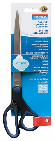 NOŻYCZKI 250MM DONAU NIEBIESKIE SOFT GRIP