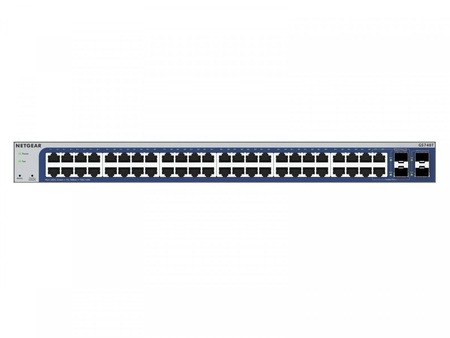NETGEAR PRZEŁĄCZNIK GS748T SMART SWITCH 48XGE 4XSFP(SHARED)