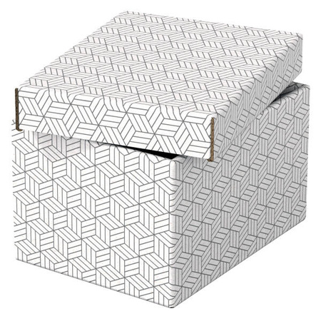 PUDŁO ARCHIWIZACYJNE 200X150X255MM ESSELTE 628280 BIAŁY 3SZT
