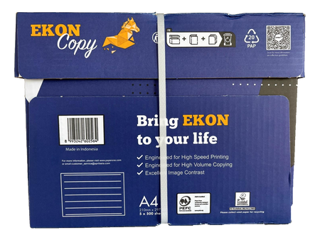PAPIER KSERO A4 75G EKON COPY A4/75 BIAŁY 150 CIE 500 ARK