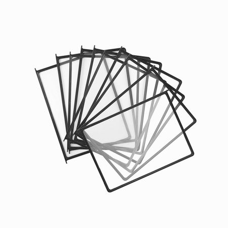 PANELE PREZENTACYJNE A4 LEVIATAN CZARNE 10SZT