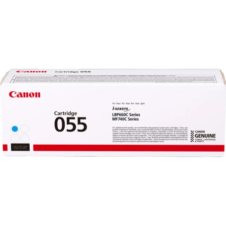 TONER ORYGINALNY CANON CRG055C 3015C002 CYAN 2100 STRON