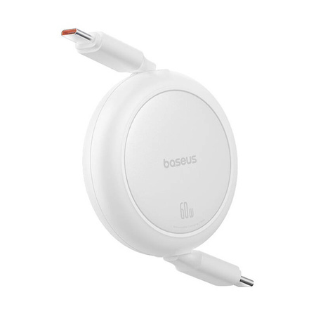 Kabel USB Baseus Free2Pull Mini USB-C do USB-C, 60W, 1, (biały)