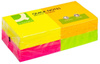 KARTECZKI SAMOPRZYLEPNE 76X76MM Q-CONNECT RAINBOW NEONOWE MIX 12X80KART