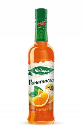 SYROP POMARAŃCZOWY HERBAPOL OWOCOWA SPIŻARNIA 420ML