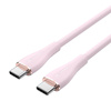 KABEL USB-C 2.0 DO USB-C VENTION TAWPF 1M, PD 100W, RÓŻOWY SILIKONOWY