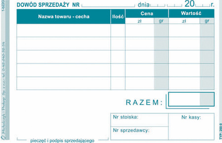 DRUK AKCYDENSOWY PARAGON A7 MICHALCZYK I PROKOP WIELOKOPIA 80 KART. 