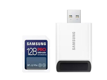 SAMSUNG KARTA PAMIĘCI SD MB-SY128SB/WW 128GB PRO ULTIMATE + CZYTNIK