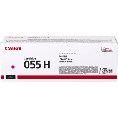 CANON ORYGINALNY TONER 055MH, MAGENTA, 5900S, 3018C002, HIGH CAPACITY, CANON MF742CDW, MF744CDW, MF746CX, LBP663CDW, LBP664CX, O
