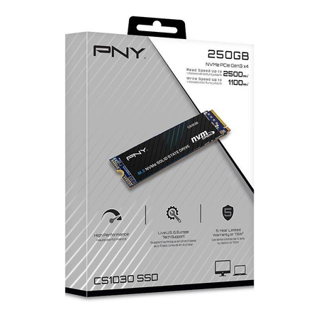 PNY DYSK SSD 250GB M.2 2280 CS1030 M280CS1030-250-RB
