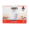 BIALETTI - ZESTAW 4 FILIŻANEK Z PODSTAWKĄ - BIAŁY