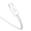 KABEL SZYBKIEGO ŁADOWANIA USB-C DO USB-C BASEUS SUPERIOR 2 100W 1M (BIAŁY)