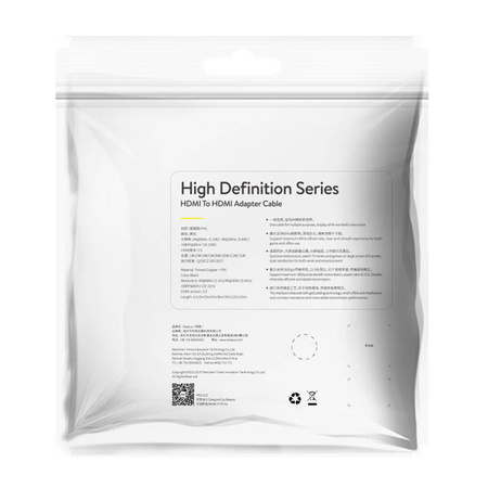 Kabel BASEUS HDMI 2.0 5m (czarny)