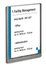 TABLICZKA INFORMACYJNA PIONOWA A4 DURABLE CLICK SIGN 486737 GRAFITOWA