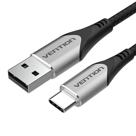 KABEL USB 2.0 A DO USB-C VENTION CODHF 3A 1M SZARY