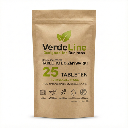 TABLETKI DO ZMYWARKI VERDELINE 25 SZT.