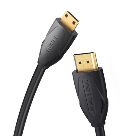 KABEL MINI HDMI DO HDMI VENTION VAA-D02-B200 2M 4K 30HZ (CZARNY)