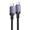 KABEL USB-C DO USB-C UGREEN L528, 100 W, 1M (SZARY)