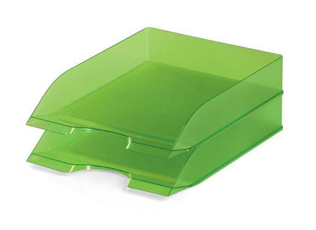 SZUFLADA A4 DO C4 DURABLE BASIC 1701673017 PRZEZROCZYSTA JASNOZIELONA 253X63X337MM