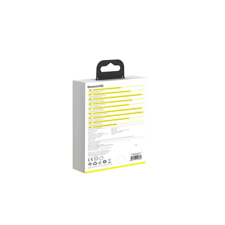 ZESTAW ŁADOWAREK SIECIOWYCH USB-C PD BASEUS MINI, POWER DELIVERY 18W I KABLA USB-C - LIGHTNING 1M (CZARNY) 5SZT.