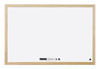 TABLICA SUCHOŚCIERALNA MAGNETYCZNA 60X90CM BI-OFFICE BIAŁA RAMA DREWNIANA