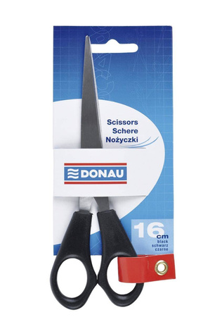 NOŻYCZKI 160MM DONAU CZARNE