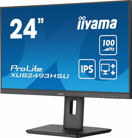 IIYAMA MONITOR 24 CALE XUB2493HSU-B7,IPS.HDMI.DP.2X2W.USBX2,300CD