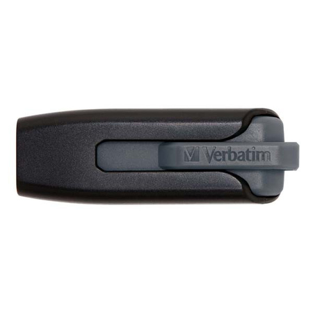 VERBATIM USB FLASH DISK, USB 3.0, 256GB, V3, STORE N GO, CZARNY, 49168, USB A, Z WYSUWANYM ZŁĄCZEM