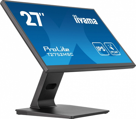 IIYAMA MONITOR 27 CALI T2752MSC-B1AG 10 PKT. POJ,IPS,HDMI,DP,2X1W,7H,2XUSB, 400CD/M2,AG-(ANTI GLARE)