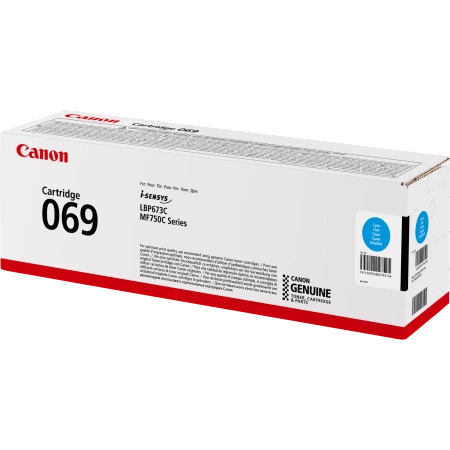 CANON ORYGINALNY TONER 069C, CYAN, 1900S, 5093C002, CANON MF752CDW, 754CDW, LBP673CDW, O