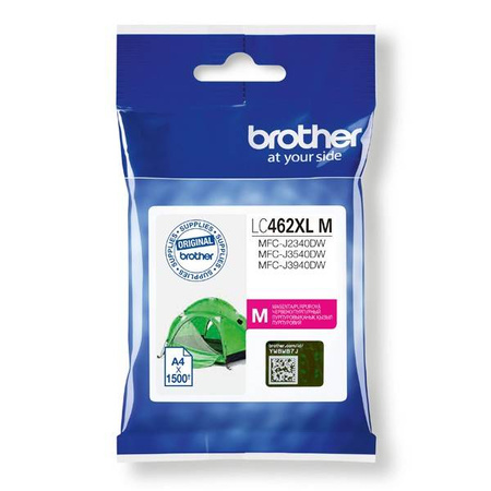 BROTHER ORYGINALNY INK / TUSZ LC-462XLM, MAGENTA, 1500S, BROTHER MFC J2340DW, MFC J3540DW, MFC J3940DW