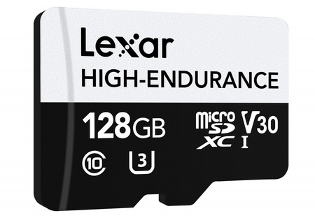 LEXAR KARTA MICROSD 128GB C10 A1 U3 V10 100/45MB/S CL10 ADAPTER