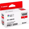 TUSZ ORYGINALNY CANON PFI1000R 0554C001 CZERWONY 80 ML