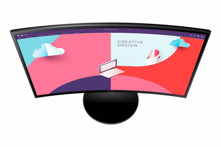 SAMSUNG MONITOR 24 CALE LS24C360EAUXEN VA 1920X1080 FHD 16:9 1XD-SUB 1XHDMI 4 MS (GTG) ZAKRZYWIONY 2 LATA D2D