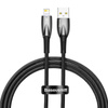 KABEL USB DO LIGHTNING BASEUS GLIMMER, 2.4A, 1M (CZARNY)