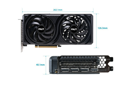 PALIT KARTA GRAFICZNA GEFORCE RTX 5060 INFINITY 2 OC 8GB GDDR7 128BIT 3DP/HDMI
