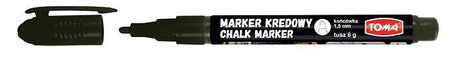 Marker kredowy TOMA 293 TO-293CZARNY czarny 1.5mm
