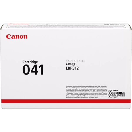 CANON ORYGINALNY TONER 041BK, BLACK, 10000S, 0452C002, CANON I-SENSYS LBP312X, I-SENSYS MF522X, I-SENSYS MF525X, O