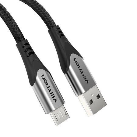 KABEL USB 2.0 A DO MICRO USB VENTION COAHD 3A 0,5M SZARY