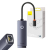 Adapter sieciowy Baseus Lite Series USB-C do RJ45 (szary)