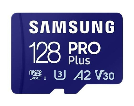 SAMSUNG KARTA PAMIĘCI MICROSD PRO+ MB-MD128SB/WW 128GB + CZYTNIK