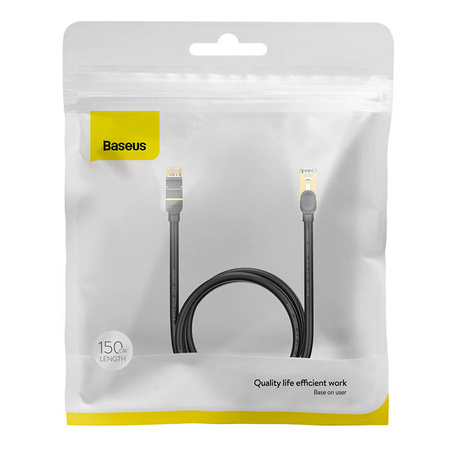 KABEL SIECIOWY BASEUS ETHERNET RJ45, 10GBPS, 1.5M (CZARNY)