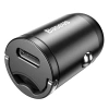 Mini ładowarka samochodowa Baseus Tiny Star USB-C, QC 4.0+, PD, 30W (szara)