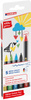 PISAKI Z CIENKĄ KOŃCÓWKĄ EDDING ED-1200-5-3 MIX KOLORÓW BROKATOWYCH 3MM 5SZT