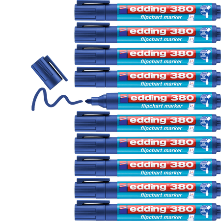 MARKER DO FLIPCHARTÓW EDDING 380 NIEBIESKI OKRĄGŁA 1.5-3MM