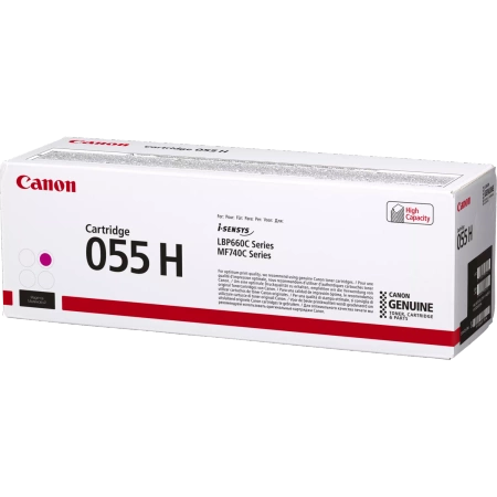 CANON ORYGINALNY TONER 055MH, MAGENTA, 5900S, 3018C002, HIGH CAPACITY, CANON MF742CDW, MF744CDW, MF746CX, LBP663CDW, LBP664CX, O