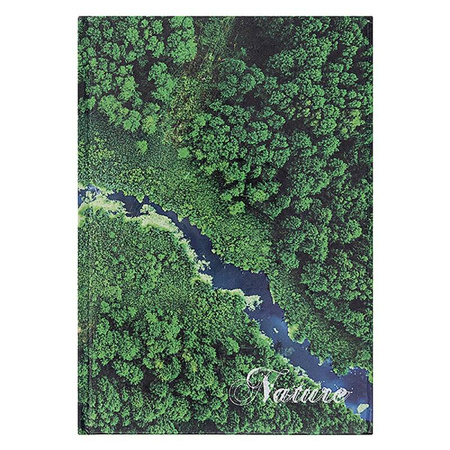 BRULION A5 OFFICE PRODUCTS NATURE KRATKA TWARDA OPRAWA 96KART